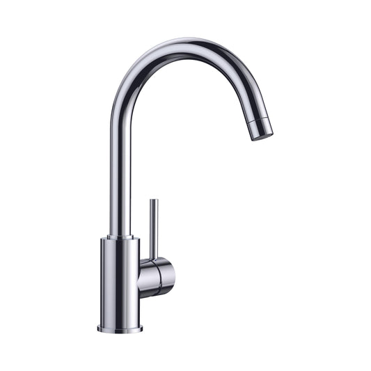 Hafele Table Mounted Regular Kitchen Sink Mixer Blanco MIDA with Swinging Spout in Chrome Finish