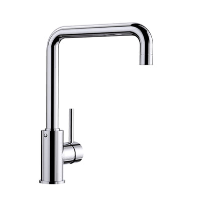 Hafele Table Mounted Regular Kitchen Sink Mixer Blanco MILI with Swinging Spout in Chrome Finish
