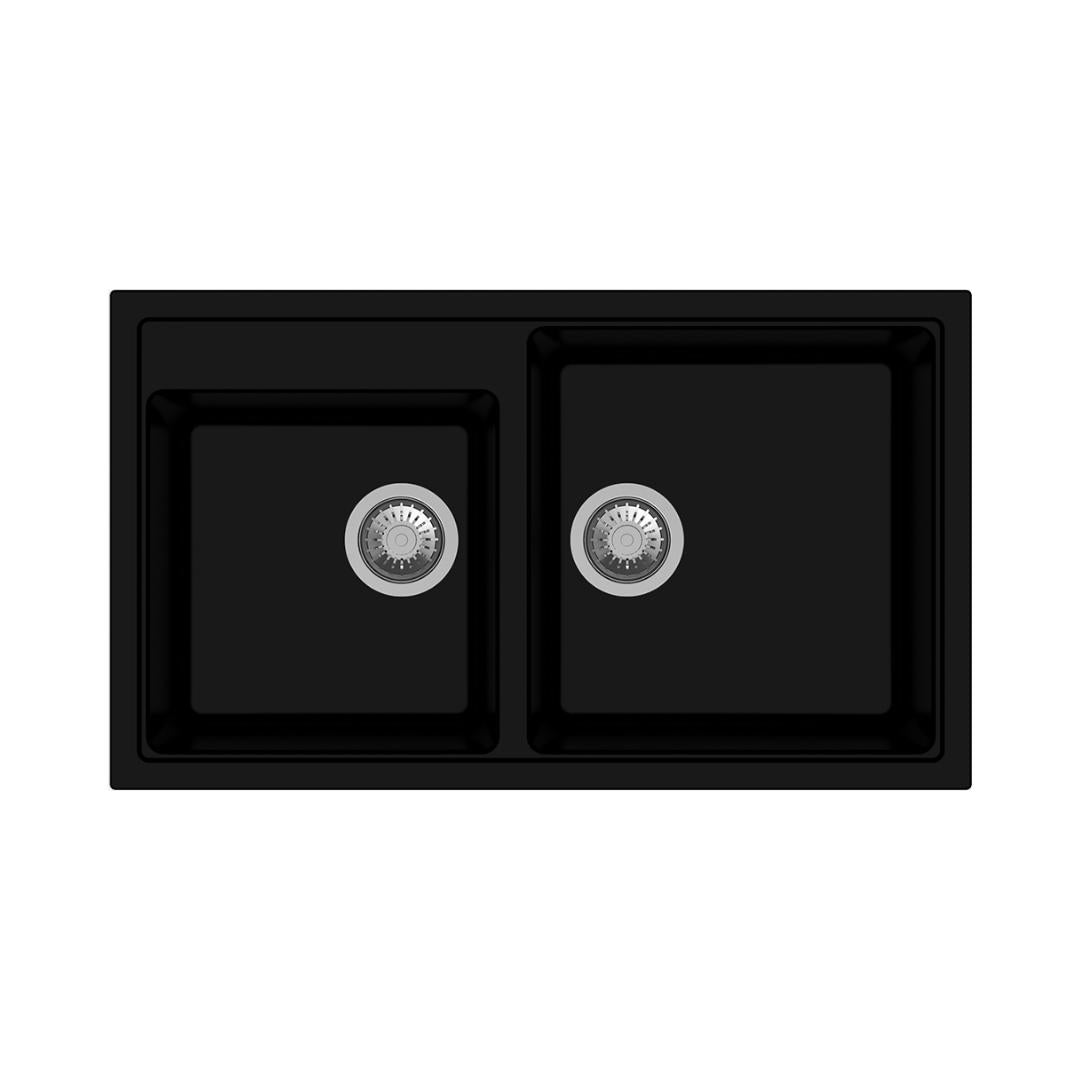 Carysil Quartz Sink Vivaldi VIVALDI N 200 ( 34 x 20 inches )  -  Nera