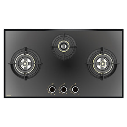 Hafele Built In Oven J70 BIO PLUS + Hafele Built-In Convection Microwave J34 MWO PLUS + Hafele 75 cm Wall Mounted Chimney TERESA T-75 BLDC + Hafele 78 cm 3 Burner Hob Altius Series ALTIUS FS 378