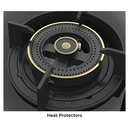 Hafele 60 cm 4 Burner Hob Altius Series ALTIUS FS 460 + Hafele 2 Zones Induction Hob NERO 30