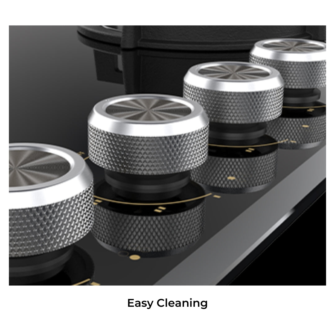 Hafele 60 cm 4 Burner Hob Altius Series ALTIUS FS 460 + Hafele 2 Zones Induction Hob NERO 30