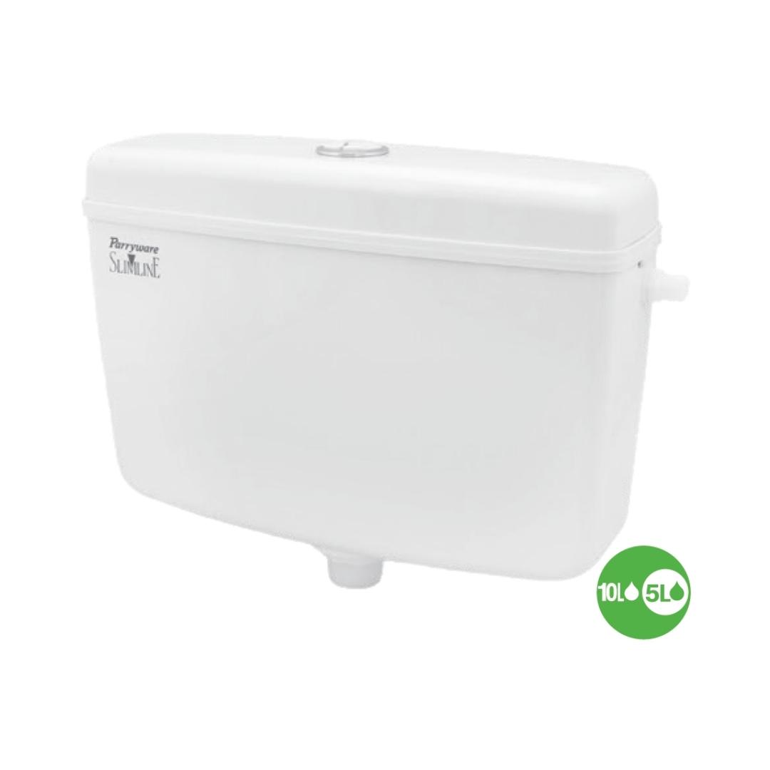 Parryware Economy External Wall Mounted Cistern Without Frame E8109 - White