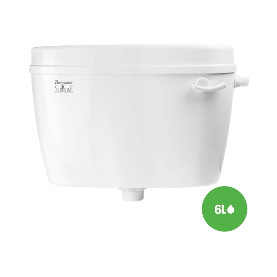 Parryware Uno External Wall Mounted Cistern Without Frame E8348 - White