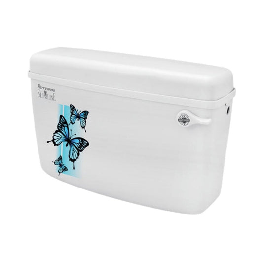 Parryware Glamour Economy External Wall Mounted Cistern Without Frame E8373 - White