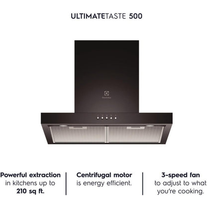 Electrolux 60 cm Wall Mounted Chimney UltimateTaste 500 Series ECT6623B