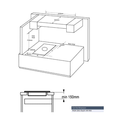 Electrolux 31 cm 1 Burner Hob UltimateTaste 300 EHG3141BC