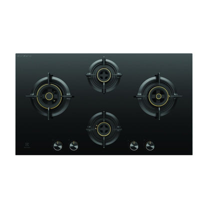 Electrolux 90 cm Wall Mounted Chimney UltimateTaste 700 Series ECS9941GB + Electrolux 90 cm 4 Burner Hob UltimateTaste 300 EHG9430BCD