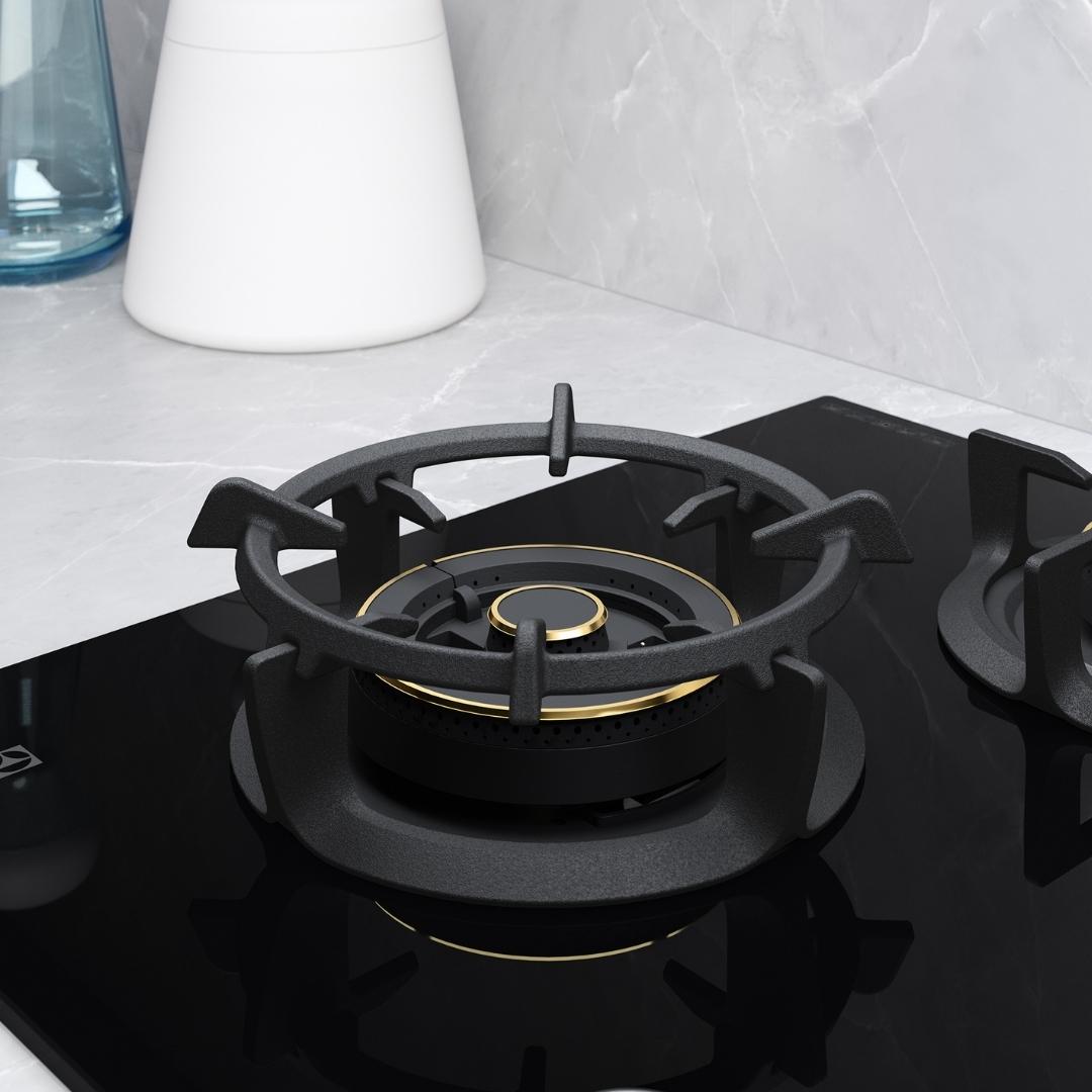 Electrolux Built In Oven with Steam Assist KOCBP21XA + Electrolux Built-In Convection Microwave EMSB25XC + Electrolux 90 cm Wall Mounted Chimney ECS9932KB + Electrolux 90 cm 4 Burner Hob UltimateTaste 300 EHG9430BCI