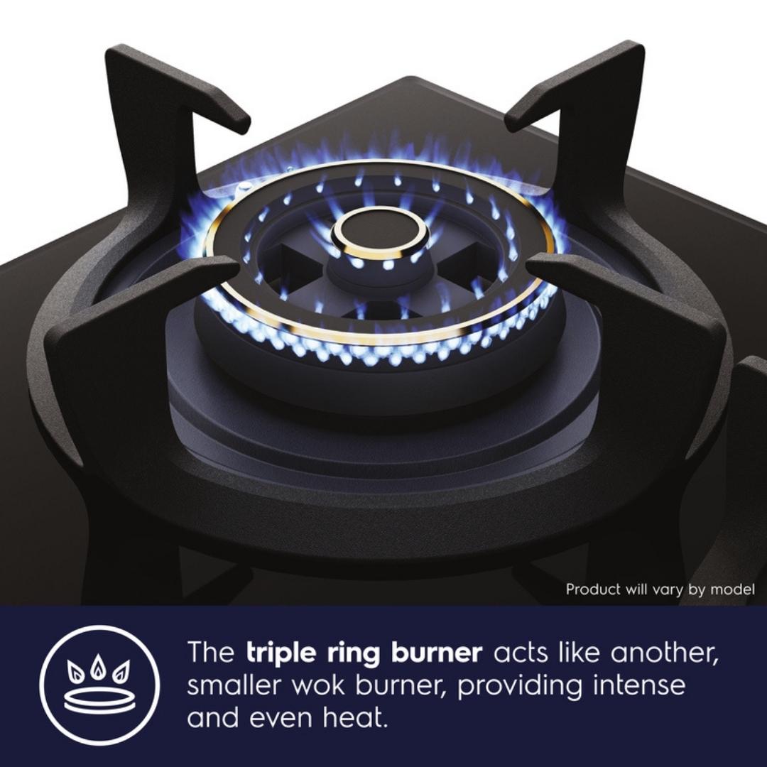 Electrolux Built In Oven with Full Steam Function KOAAS31X + Electrolux Built-In Convection Microwave EMSB25XC + Electrolux 90 cm Chimney UltimateTaste 700 Series ECS9932KB + Electrolux 90 cm 4 Burner Hob EHG9430BCI