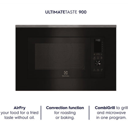 Electrolux Built In Oven with Steam Assist KOCBP21XA + Electrolux Built-In Convection Microwave with Air Fryer EMSB30XCF + Electrolux 90 cm Wall Mounted Chimney ECS9932KB + Electrolux 90 cm 4 Burner Hob UltimateTaste 300 EHG9430BCI