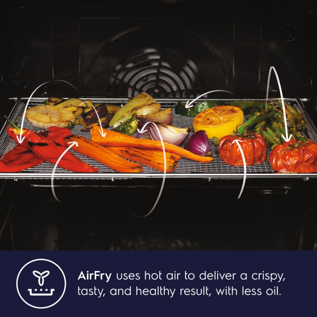 Electrolux Built-In Convection Microwave with Air Fryer UltimateTaste 900 EMSB30XCF