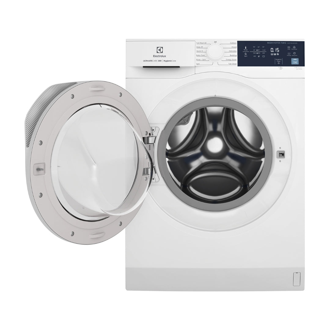 Electrolux Fully Automatic Front Loader 7.5 Kg Washing Machine UltimateCare 300 EWF7524D3WB