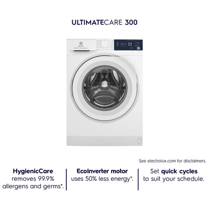 Electrolux Fully Automatic Front Loader 8 Kg Washing Machine UltimateCare 300 EWF8024D3WB