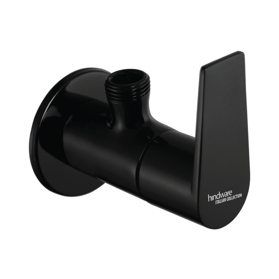 Hindware Basin Area Angle Valve Element Chrome Black F360006GRT - Black Chrome