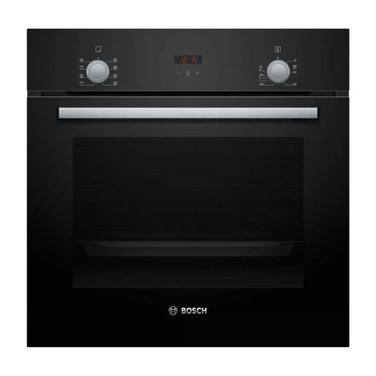 Bosch Built In Oven HBF532BA0I + Bosch Built-In Microwave Series 4 BEL553MS0I + Bosch 90 cm Wall Mounted Chimney Self Clean Series DWBA98H60I + Bosch 75 cm 4 Burner Hob True Brass 2D PNI7B6F20I