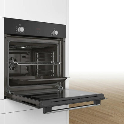 Bosch Built In Oven HBF532BA0I + Bosch Built-In Microwave Series 4 BEL553MS0I + Bosch 90 cm Wall Mounted Chimney Self Clean Series DWKA98G60I + Bosch 75 cm 3 Burner Hob True Brass 3D PND7B6G20I
