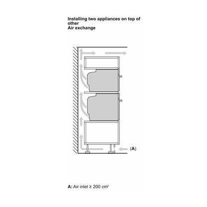 Bosch Built In Oven With Air Fryer HBG7341B1 + Bosch Built-In Microwave Series 6 BEL553MB0I + Bosch 90 cm Wall Mounted Chimney DWK98IJ60I + Bosch 90 cm 4 Burner Hob Series 6 True Brass 3D PNF9B6G20I