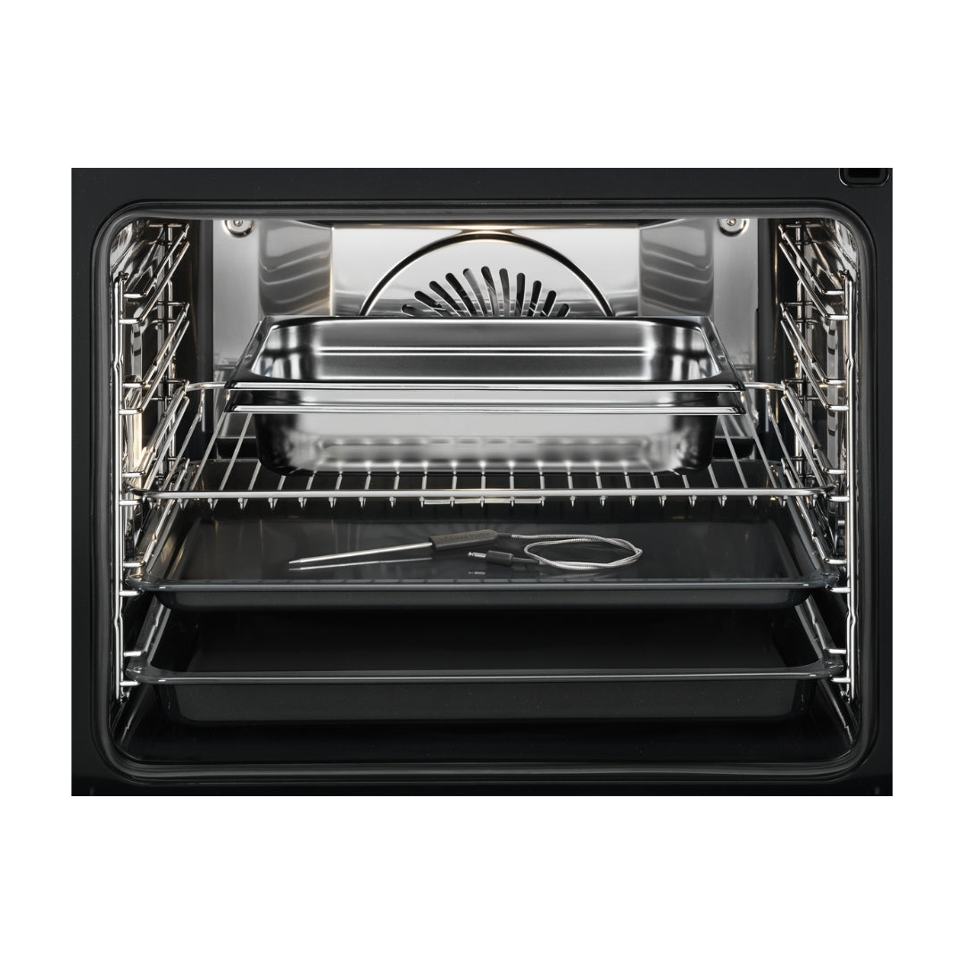 Electrolux Built In Oven with Full Steam Function KOAAS31X + Electrolux Built-In Convection Microwave EMSB25XC + Electrolux 90 cm Wall Mounted Chimney UltimateTaste 700 Series ECS9932KB + Electrolux 90 cm 4 Burner Hob EHG9430BCD