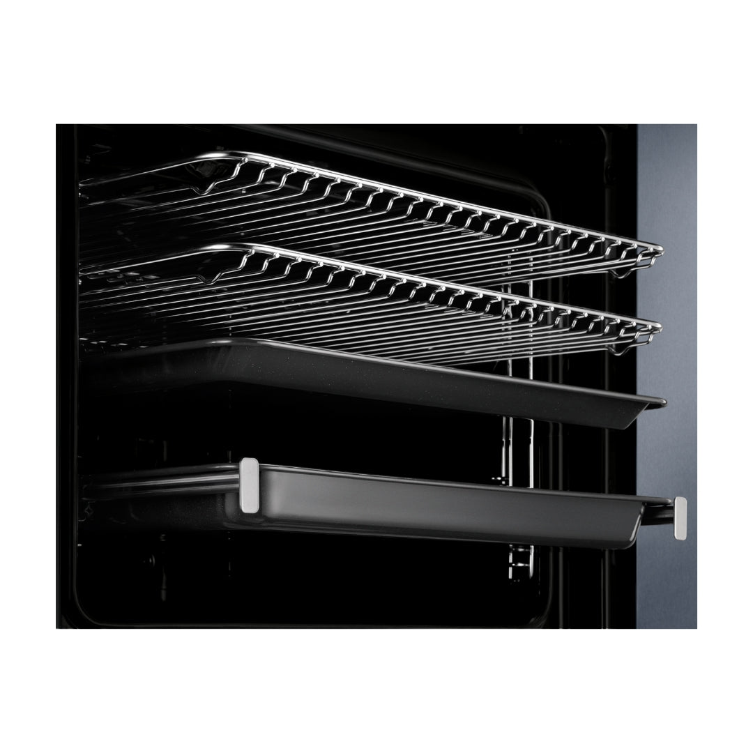 Electrolux Built In Oven with Full Steam Function KOAAS31X + Electrolux Built-In Convection Microwave EMSB25XC + Electrolux 90 cm Wall Mounted Chimney UltimateTaste 700 Series ECS9932KB + Electrolux 90 cm 4 Burner Hob EHG9430BCD