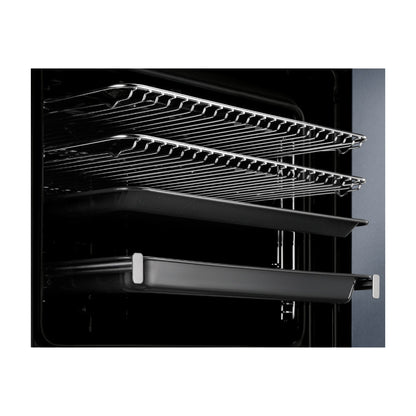 Electrolux Built In Oven with Full Steam Function KOAAS31X + Electrolux Built-In Convection Microwave with Air Fryer EMSB30XCF + Electrolux 90 cm Wall Mounted Chimney ECS9932KB + Electrolux 90 cm 4 Burner Hob UltimateTaste 300 EHG9430BCI