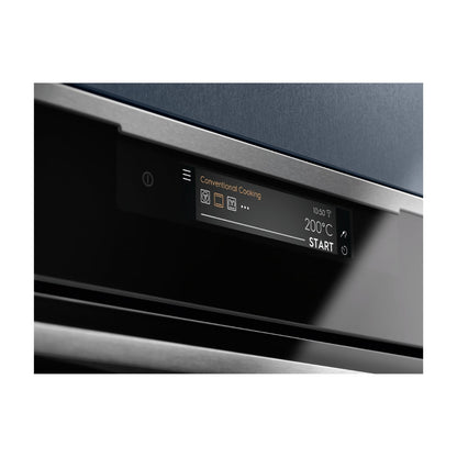 Electrolux Built In Oven with Full Steam Function KOAAS31X + Electrolux Built-In Convection Microwave EMSB25XC + Electrolux 90 cm Wall Mounted Chimney UltimateTaste 700 Series ECS9932KB + Electrolux 90 cm 4 Burner Hob EHG9430BCD