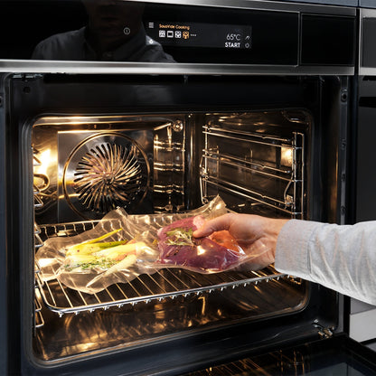 Electrolux Built In Oven with Full Steam Function KOAAS31X + Electrolux Built-In Convection Microwave EMSB25XC + Electrolux 90 cm Chimney UltimateTaste 700 Series ECS9932KB + Electrolux 90 cm 4 Burner Hob EHG9430BCI