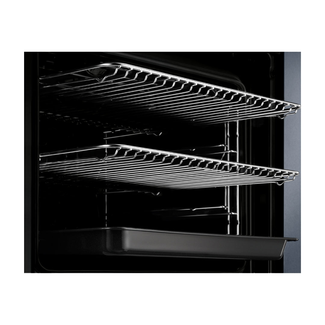 Electrolux Built In Oven with Steam Assist KOCBP21XA + Electrolux Built-In Convection Microwave EMSB25XC + Electrolux 90 cm Wall Mounted Chimney ECS9932KB + Electrolux 90 cm 4 Burner Hob UltimateTaste 300 EHG9430BCI