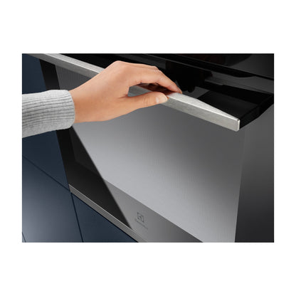 Electrolux Built In Oven with Steam Assist KOCBP21XA + Electrolux Built-In Convection Microwave with Air Fryer EMSB30XCF + Electrolux 90 cm Wall Mounted Chimney ECS9932KB + Electrolux 90 cm 4 Burner Hob UltimateTaste 300 EHG9430BCI