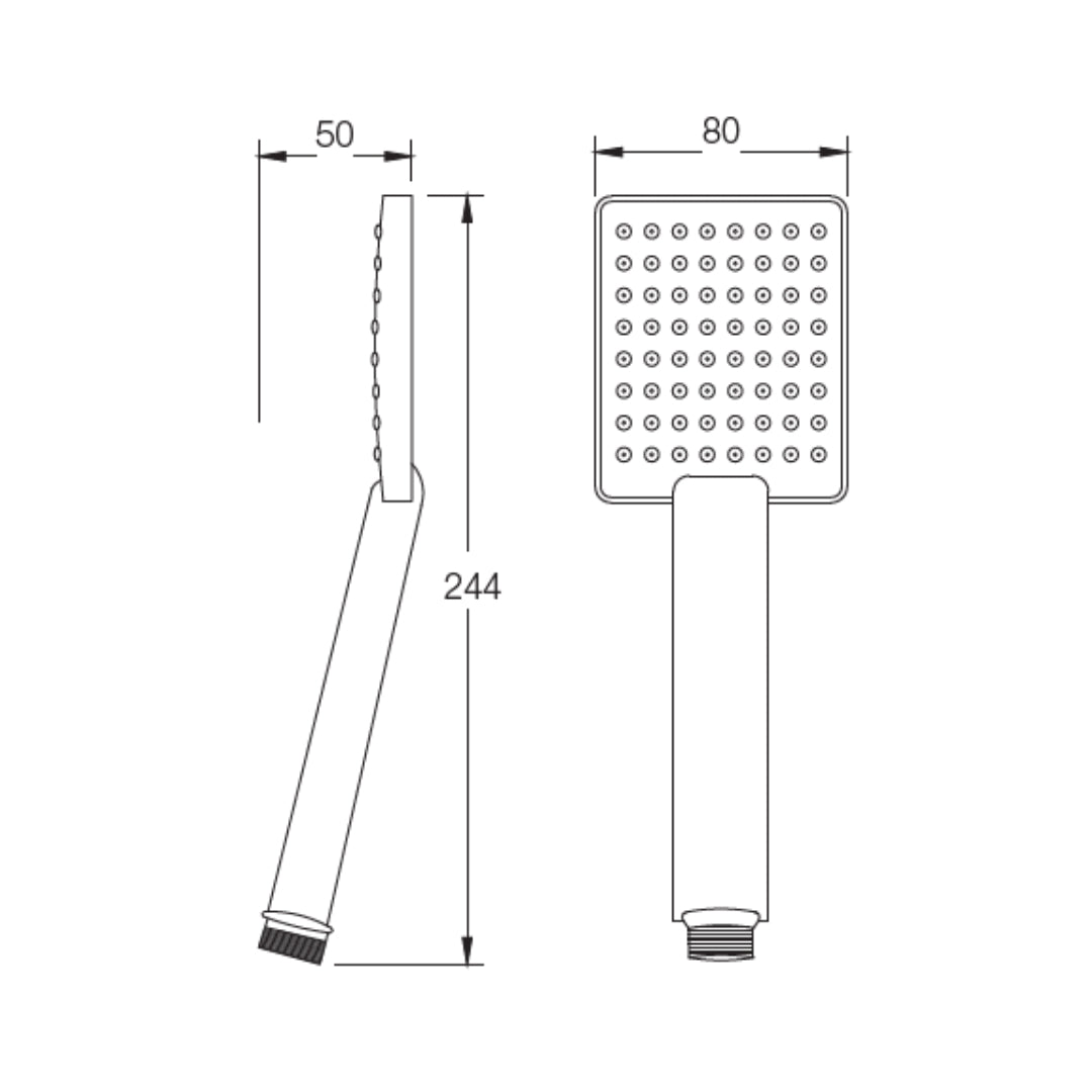 Parryware Single Flow Hand Shower T9871A1 - Chrome