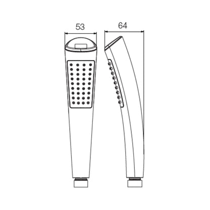 Parryware Single Flow Hand Shower T9873A1 - Chrome