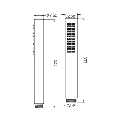 Parryware Single Flow Hand Shower T9946A1 - Chrome