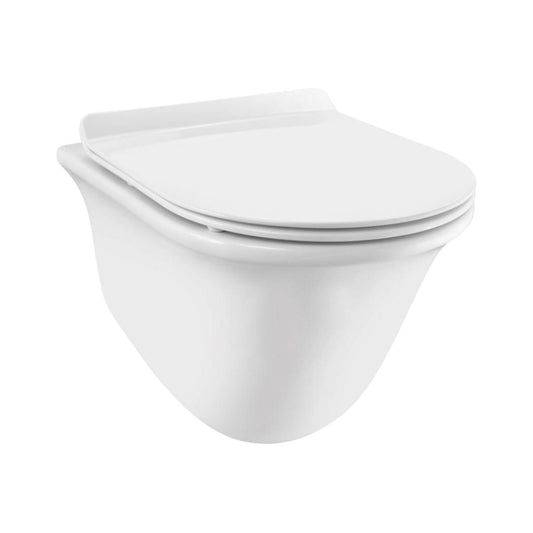 Jaquar Wall Mounted White Closet WC Ornamix ONS-WHT-10953BIUFSM with P-Trap