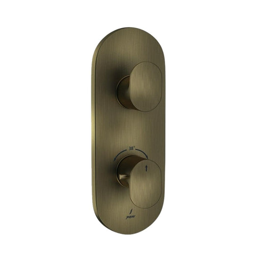 Jaquar 2 Way Thermostatic Diverter Opal Prime OPP-ABR-15681PM Normal Flow - Antique Bronze Finish