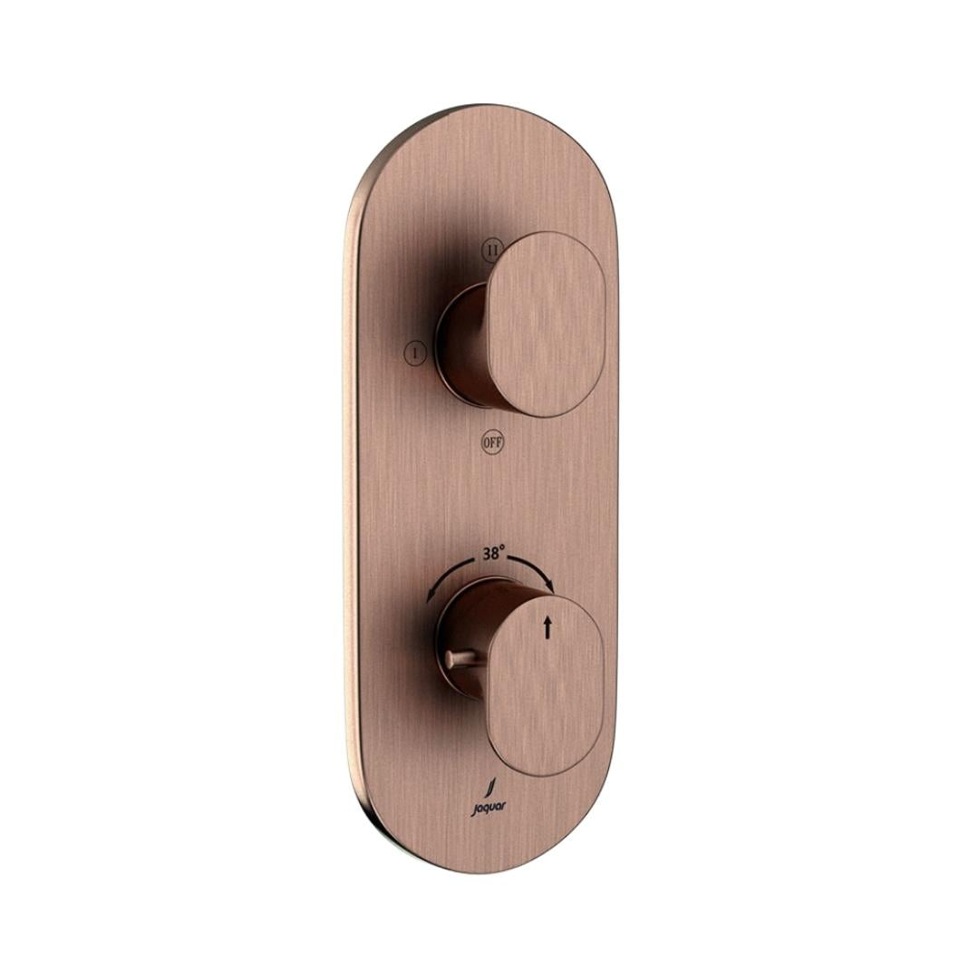 Jaquar 3 Way Thermostatic Diverter Opal Prime OPP-ACR-15683PM Normal Flow - Antique Copper Finish