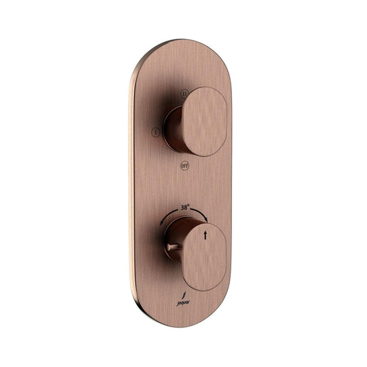 Jaquar 3 Way Thermostatic Diverter Opal Prime OPP-ACR-15683PM Normal Flow - Antique Copper Finish