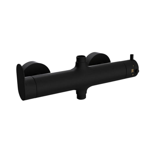 Jaquar 2 Way Thermostatic Mixer Opal Prime OPP-BLM-15653PM Normal Flow - Black Matt Finish