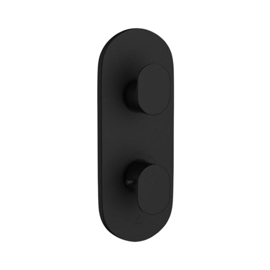 Jaquar 1 Way Thermostatic Diverter Opal Prime OPP-BLM-15661PM Normal Flow - Black Matt Finish