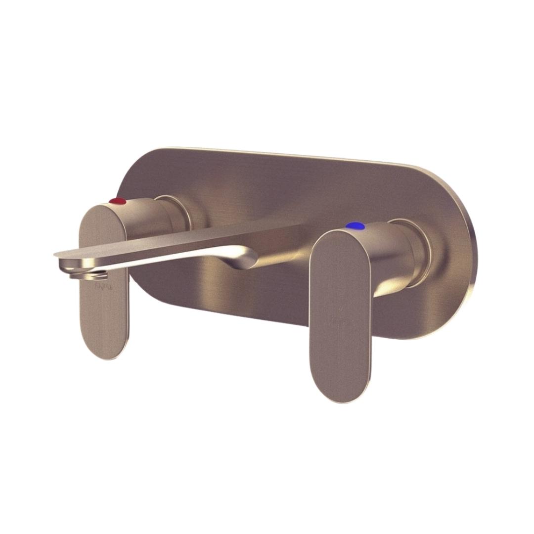 Jaquar Wall Mounted Basin Mixer Opal Prime OPP-GDS-15433PM - Gold Dust