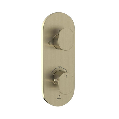 Jaquar 2 Way Thermostatic Diverter Opal Prime OPP-GDS-15681PM Normal Flow - Gold Dust Finish