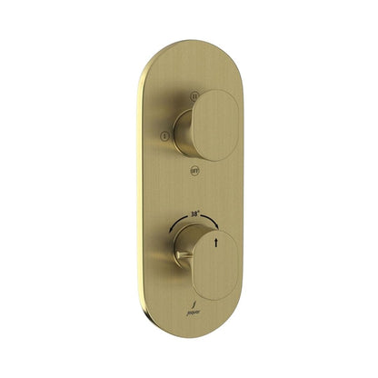 Jaquar 3 Way Thermostatic Diverter Opal Prime OPP-GDS-15683PM Normal Flow - Gold Dust Finish