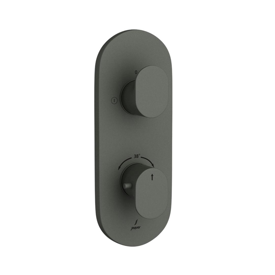 Jaquar 2 Way Thermostatic Diverter Opal Prime OPP-GRF-15681PM Normal Flow - Graphite Finish