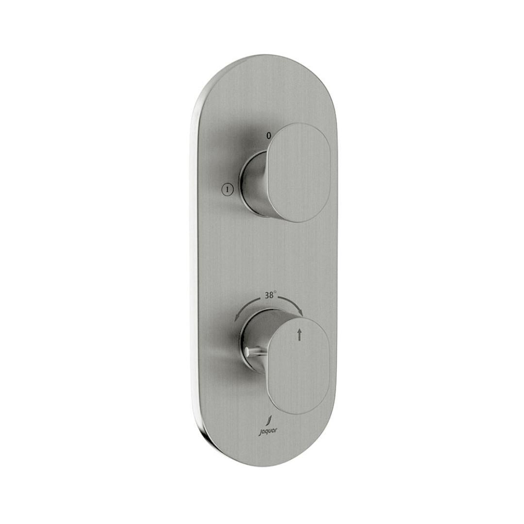 Jaquar 2 Way Thermostatic Diverter Opal Prime OPP-SSF-15681PM Normal Flow - Stainless Steel Finish