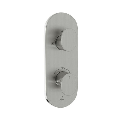 Jaquar 2 Way Thermostatic Diverter Opal Prime OPP-SSF-15681PM Normal Flow - Stainless Steel Finish