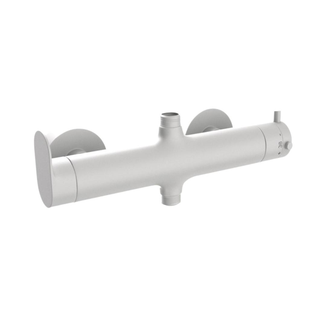 Jaquar 2 Way Thermostatic Mixer Opal Prime OPP-WHM-15653PM Normal Flow - White Matt Finish