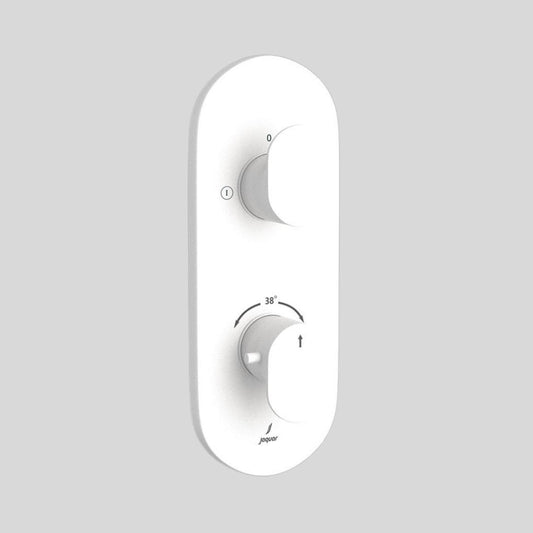 Jaquar 2 Way Thermostatic Diverter Opal Prime OPP-WHM-15681PM Normal Flow - White Matt Finish