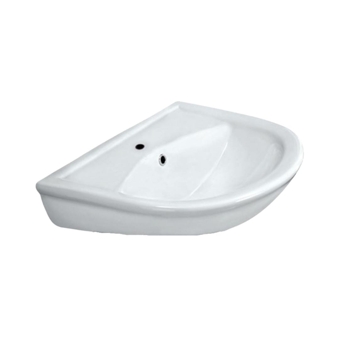 Jaquar - Wall Mounted Oval White Wash Basin - Continental - CNS WHT 801 ...