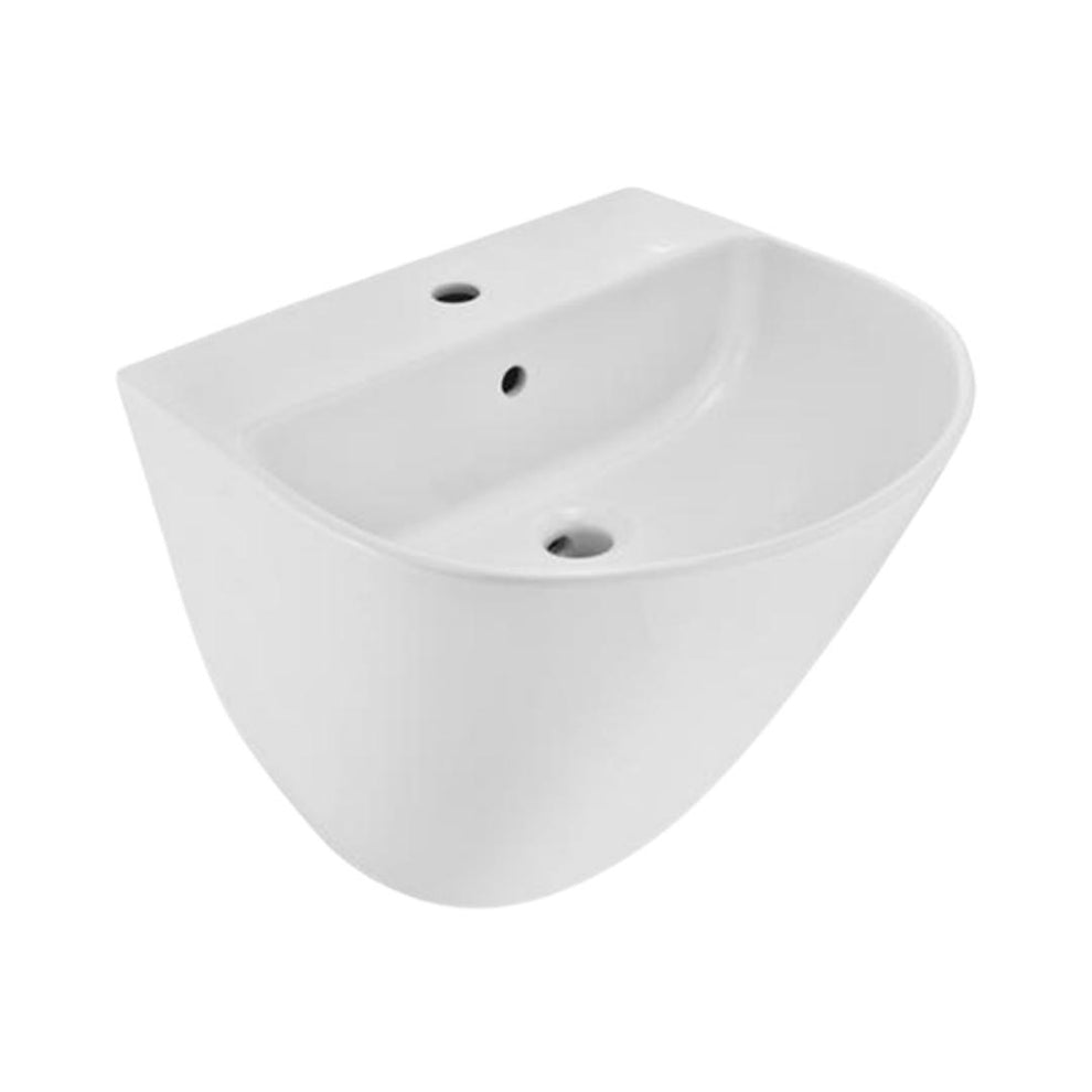 Jaquar - Wall Mounted Semi Circle White Wash Basin - Opal - OPS WHT ...