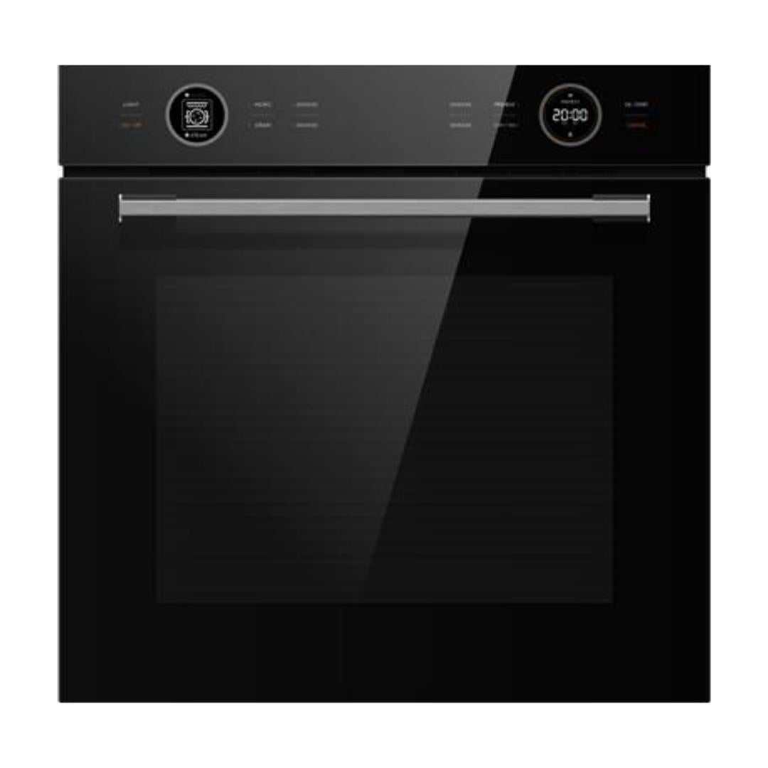 Hafele Built In Oven ORB 72 BIO + Hafele Built-In Convection Microwave DIAMOND 34 MWO + Hafele 90 cm Wall Mounted Chimney TERESA NEO I-90 BLDC + Hafele 86 cm 4 Burner Hob Altius Plus Series ALTIUS PLUS 490 + Hafele Semi Built in Dishwasher ACERO 15PS SI with 15 Place Settings