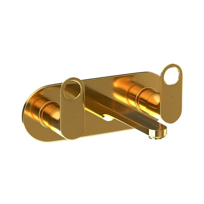Jaquar Wall Mounted Basin Mixer Ornamix Prime ORP-GLD-10433PM - Full Gold